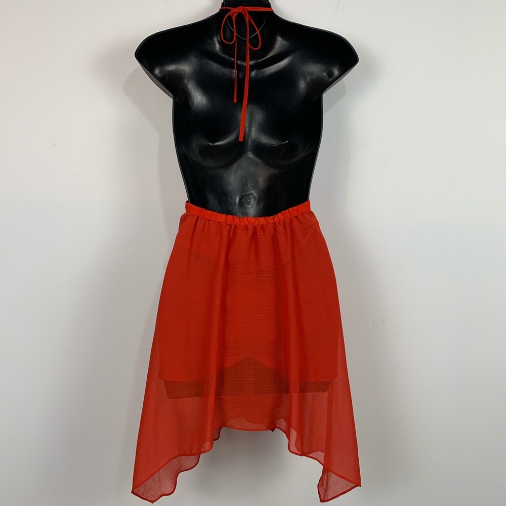 NWT Alice + Olivia Tish Tie-Neck Handkerchief Top - Picture 4 of 8